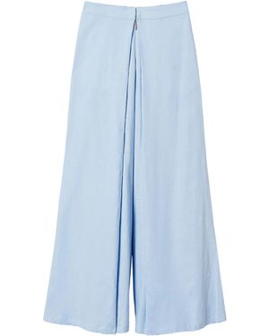 Twinset Slit Trousers - Blue