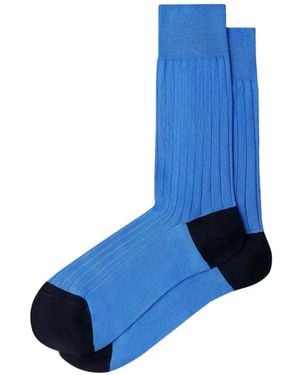 Hackett Calcetines De Canalé - Azul