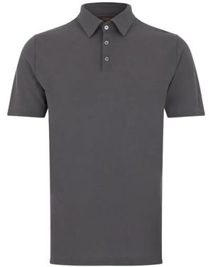 Slowear Short Sleeve Polo Shirt - Grey