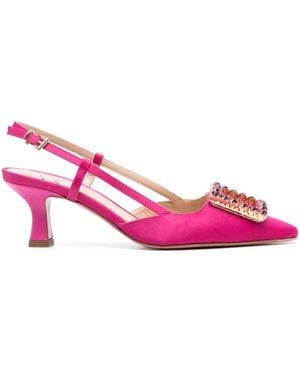 Roberto Festa Pumps 50Mm Con Decorazione - Rosa