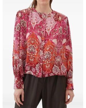 Maria Cher Camisa Lugo Mia Con Estampado Floral - Azul