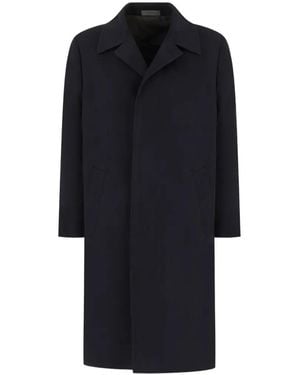 Corneliani Concealed-Front Coat - Blue