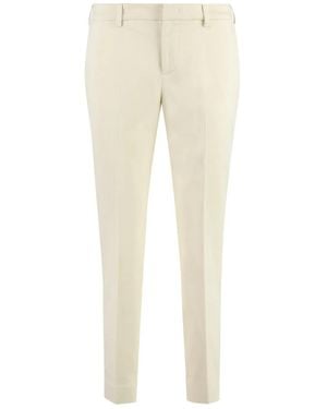 PT Torino Pleated Tailored Trousers - Natural