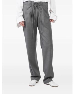 AYA MUSE Pantalon En Laine - Gris