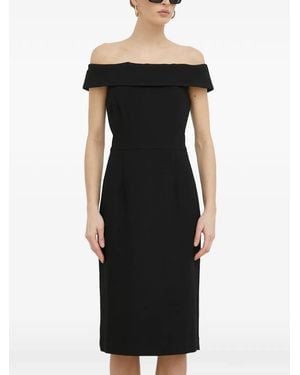 IVY & OAK Off-Shoulder Midi Dress - Black