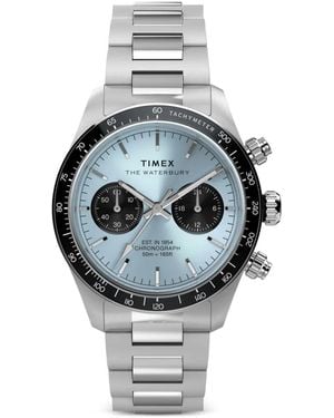 Timex Waterbury Heritage Chronograph 39Mm Watch - Grey