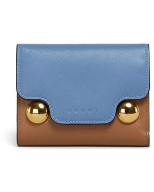 Marni Trunkaroo 三つ折り財布 - ブルー