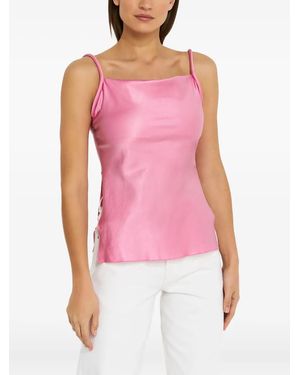 Nanushka Neza Satijnen Top - Rood