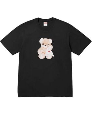 Supreme Bear-Print T-Shirt - Black