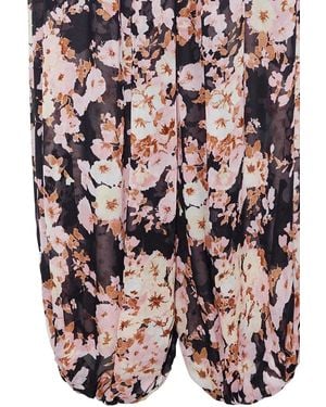 Cara Cara Jenna Floral-Print Trousers - White