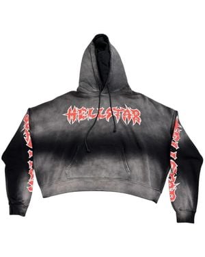 HELLSTAR Hoodie Mit Graffiti - Schwarz
