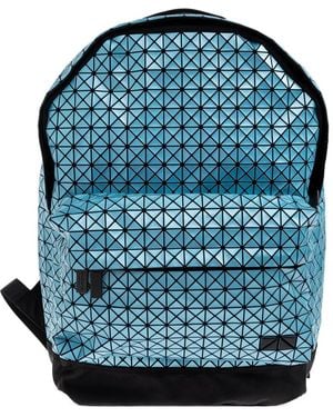 Issey Miyake Geometric-Pattern Backpack - Blue