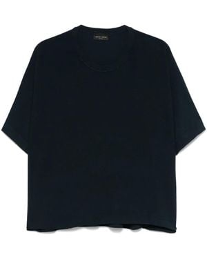 Roberto Collina ニット Tシャツ - ブルー
