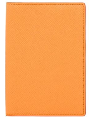 Smythson Panama Passport Cover - Orange