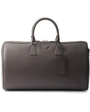 Prada Sac Fourre-Tout En Cuir Saffiano - Noir