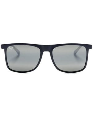 Maui Jim Makamae Rectangle-Frame Sunglasses - Grey