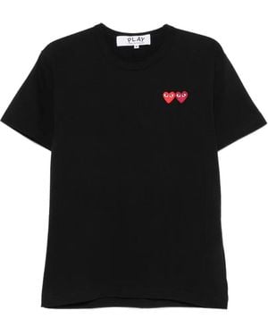 COMME DES GARÇONS PLAY Heart-Patch T-Shirt - Black