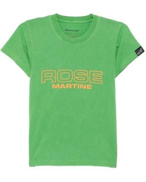 Martine Rose Shrunken T-Shirt - Green