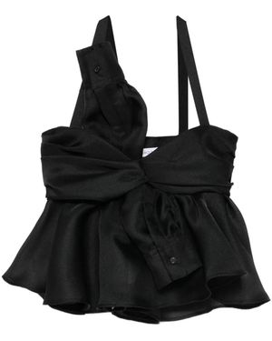Viktor & Rolf Bow-Detail Top - Black