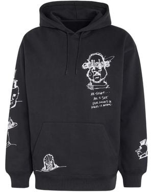 adidas Peter Moore Graphic-Print Hoodie - Black