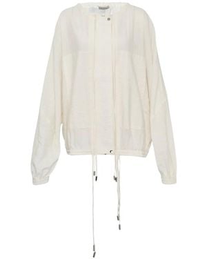 Lee Mathews Alexia Long-Sleeve Jacket - White