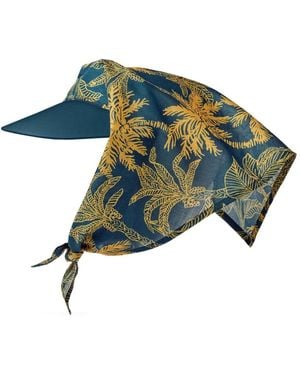 Eres Carlotta Sonnenblende Mit Tropischem Print - Blau