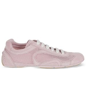 Prada Sneakers Mit Schnürung - Pink