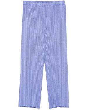 Pleats Please Issey Miyake Pleated Pants - Blue
