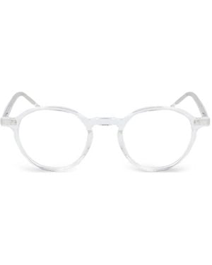 Paul Smith Cannon Bril Met Rond Montuur - Wit