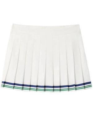 CASABLANCA Minifalda Laurel Plisada - Blanco