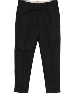 PT Torino Pleated Trousers - Black