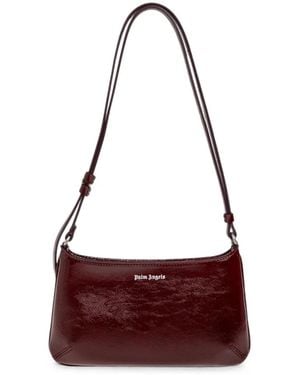 Palm Angels Giorgina Leather Shoulder Bag - Red