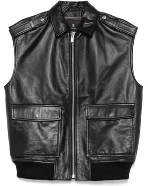 Anine Bing Sonnie Vest - Black