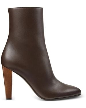 Ralph Lauren Bernice Leather Ankle Boots - Brown