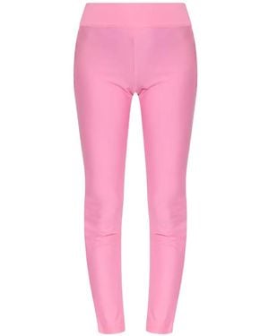 Versace Jeans Couture Legging Met Logodetail - Roze