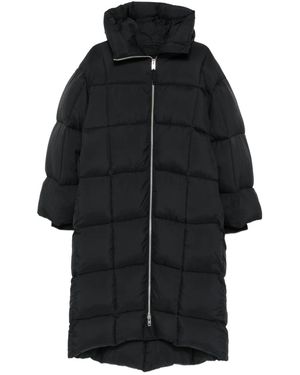 Thom Krom Quilted Zip-Front Coat - Black