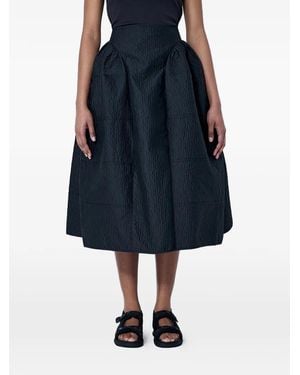 Cecilie Bahnsen Gathered Skirt - Blue