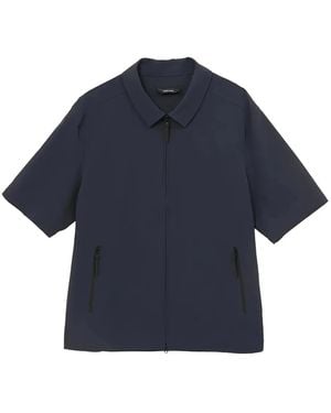 Hiking Patrol Zip-Front Short-Sleeve Shirt - Blue