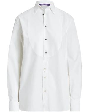 Ralph Lauren Camicia Da Smoking - Bianco