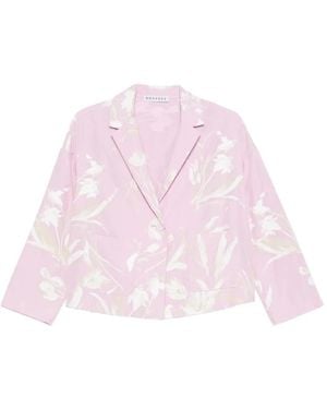 ROSSO35 Floral Print Jacket - Pink