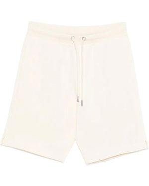 Ami Paris Logo-Detail Shorts - White