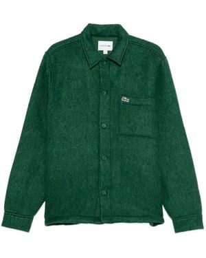 Lacoste ロゴパッチ シャツ - グリーン