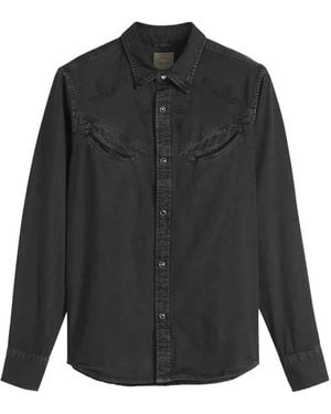 Levi's Embroidered Shirt - Black