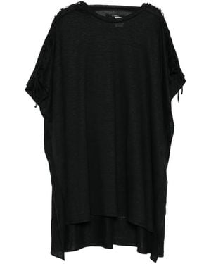 Limi Feu T-Shirt À Design Asymétrique - Noir