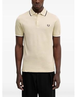 Fred Perry Twin-Tipped Polo Shirt - Natural