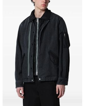 Sacai Zip-Up Jacket - Black
