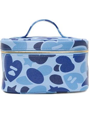 AAPE BY A BATHING AP Abc Camo Mini Bag - Blue