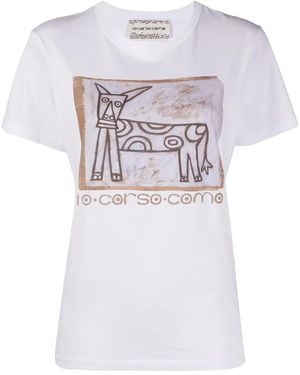 10 Corso Como Graphic-Print T-Shirt - White