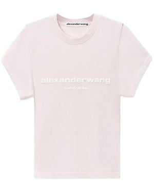 Alexander Wang Puff-Logo Baby T-Shirt - Pink