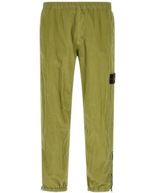 Stone Island Track Trousers - Green